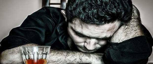 alcoholic man