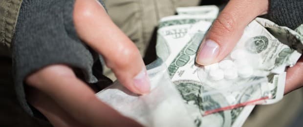 cocaine being sold