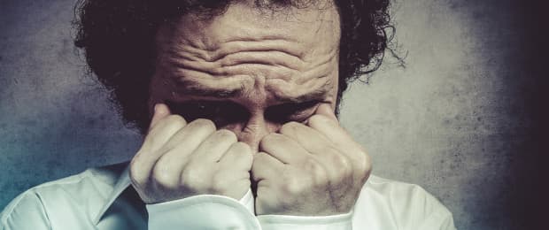 man with addiction feeling stigmatized